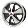 911 Wheel - 17"x7" - 5x130mm - Gloss Black w/ Polished Lip & Spokes