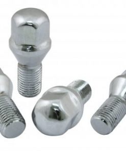 Chrome Lug Bolts - 14mm, 60 Degree, Set of 4 For EMPI 4x130 wheels - FREE SHIPPING