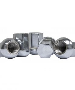EMPI - ALLOY 14MM LUG NUTS FOR 911 STYLE WHEELS - STEEL WITH CHROME FINISH - BALL SEAT DESIGN - SET OF 5