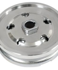 Complete Alternator / Generator Pulley, Polished Outer Half with Metal Inner - FREE SHIPPING