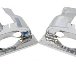 Stock Dual Port Cylinder Shrouds - Chrome (FREE SHIPPING)