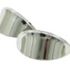 Eye Brows, Smooth Chrome, Type 1, Pair - FREE SHIPPING