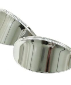 Eye Brows, Smooth Chrome, Type 1, Pair - FREE SHIPPING