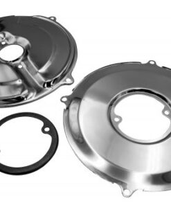 Chrome Alternator/Generator Backing Plate 3-Piece Kit - FREE SHIPPING