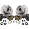Front Disc Brake Kit, Ball Joint, Double-Drilled 5x130 with 14x1.5mm threads / 5x4.75" with 12mm threads  - FREE SHIPPING