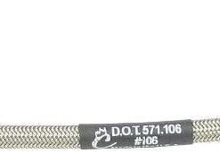 4-Piece Braided Stainless Brake Line Kit, T1 69-On - FREE SHIPPING