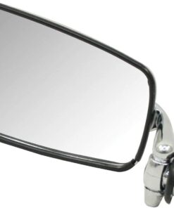 Mirror, Type 1 Sedan, 68 & Later, Left Black trim around glass - FREE SHIPPING