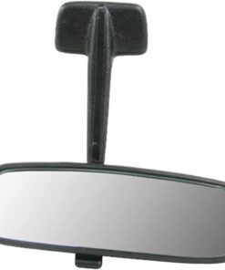Rear View Mirror, Day/Night, Type 1 Sedan, 68-77, Metal Coated with Black Plastic  - FREE SHIPPING