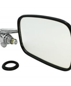 Mirror, Type 1 Sedan, 68 & Later, Right Black trim around glass - FREE SHIPPING
