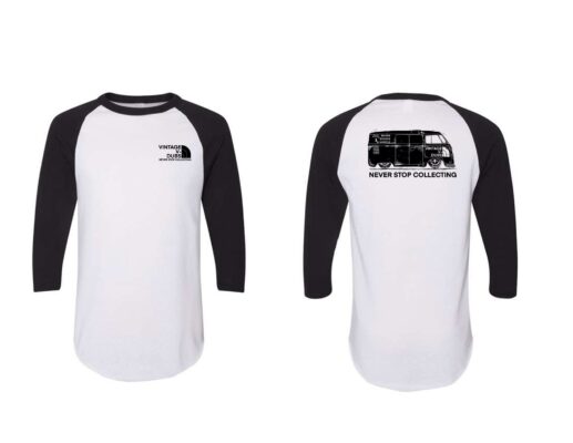 Never Stop Collecting 3/4 Baseball Tee - FREE SHIPPING (F)