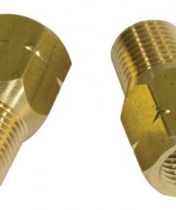 Male 1/8" NPT to Female 10mm x 1.0 Bubble Flare  - FREE SHIPPING