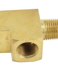 Brass T Fitting/Adapter (1/8"), For Gauges, Each  - FREE SHIPPING