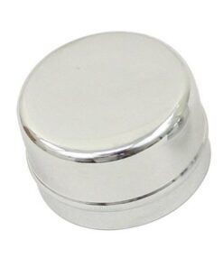 Chrome Center Cap for EMPI Spindle-Mount Wheels, without Logo, Pair. - FREE SHIPPING