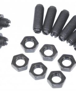 O.E. Type Valve Adjusting Screw/Nut Kit, M8-1.0 threads, Set of 8 - FREE SHIPPING