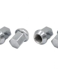 Chrome Steel 60 Degree Lug Nuts 14mm, Set of 4 - FREE SHIPPING