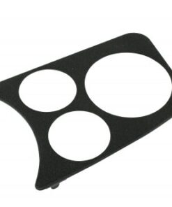 2 Gauge / 1 Tach Hole Panel, Black - FREE SHIPPING