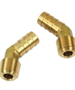 30 Degree 3/8" Male with 1/2" Hose Barb, Pack of 2 - FREE SHIPPING