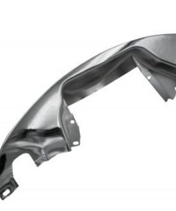 Rear Tin, without Hose, with Heat Riser, Chrome - FREE SHIPPING