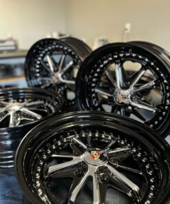 Classic Black Lipped 3 Piece Alloys 17x 4.5 & 7s