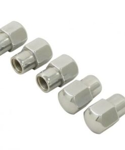 Chrome Lug Nuts, M12-1.5 (for Mag Wheels, Set of 5) - FREE SHIPPING