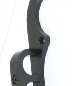 Billet F/F Oil Line Bracket – Black, Each - FREE SHIPPING
