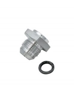 Low Profile Fuel Tank 10 Adapter - Silver - FREE SHIPPING