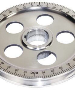 Polished Pulley with Holes, Black Numbers - FREE SHIPPING