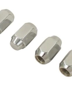 Chrome Lug Nuts, 1/2-20, Acorn 60 Degree Style (Set of 4) - FREE SHIPPING