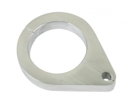 Billet Brake Line Bracket, Swing Axle, 1 3/4" Rear Brake Line - Clamps to Swing Arm - FREE SHIPPING
