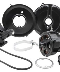 EMPI 55 Amps Alternator Kit, Black
