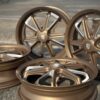17" Cutface Dominion Bronze Staggered Wheels (4.5's & 6's)