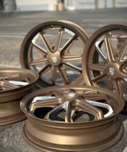 17" Cutface Dominion Bronze Staggered Wheels (4.5's & 6's)