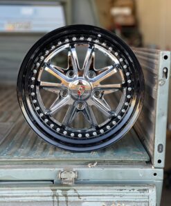 Black Lipped Tripple Chrome 3 Piece Alloys 17x 4.5 & 7s